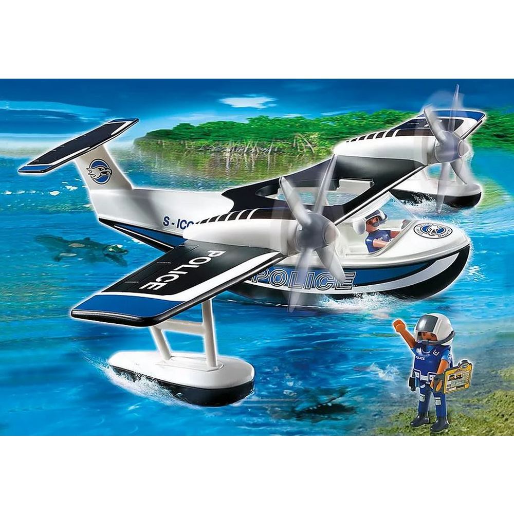 HIDROAVION DE POLITIE - PLAYMOBIL ACTION HEROES (PM4445)