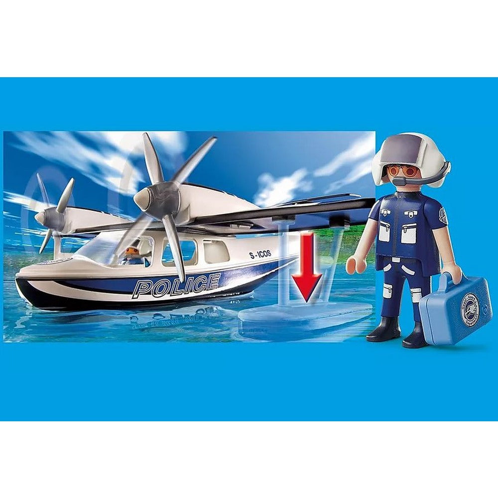 HIDROAVION DE POLITIE - PLAYMOBIL ACTION HEROES (PM4445)
