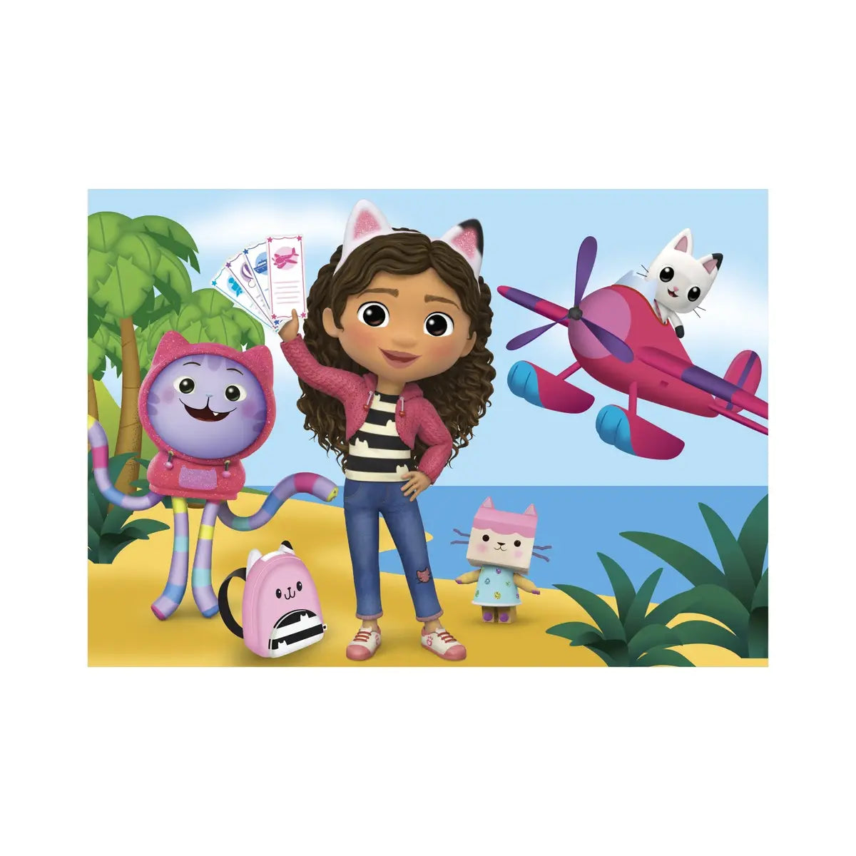 PUZZLE XL - GABBY IN VACANTA (100 PIESE) - DINO (343610)