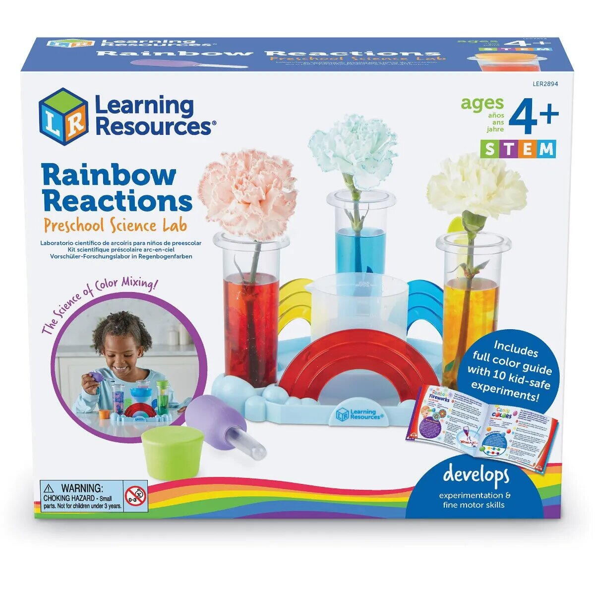 PRIMUL MEU SET DE EXPERIMENTE - CURCUBEUL REACTIILOR - LEARNING RESOURCES (LER2894) - Libelula Vesela - Jucarii