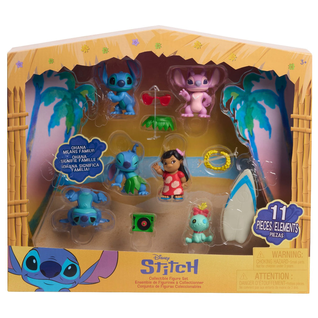 DISNEY STITCH - SET MINI-FIGURINE SI ACCESORII BLISTER - JAKKS PACIFIC (46112)
