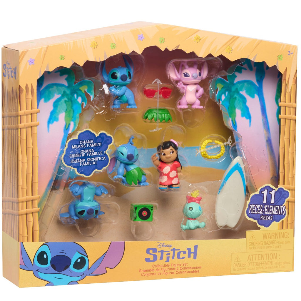DISNEY STITCH - SET MINI-FIGURINE SI ACCESORII BLISTER - JAKKS PACIFIC (46112)