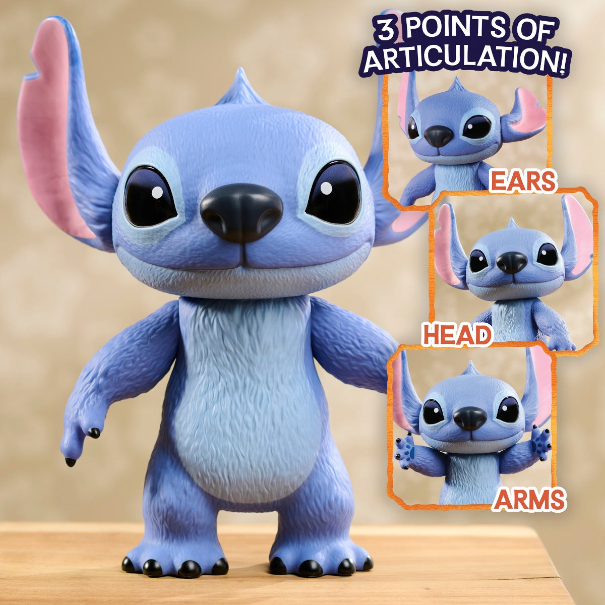 DISNEY STITCH - FIGURINA ARTICULATA VINIL 35 CM - JAKKS PACIFIC (46113)