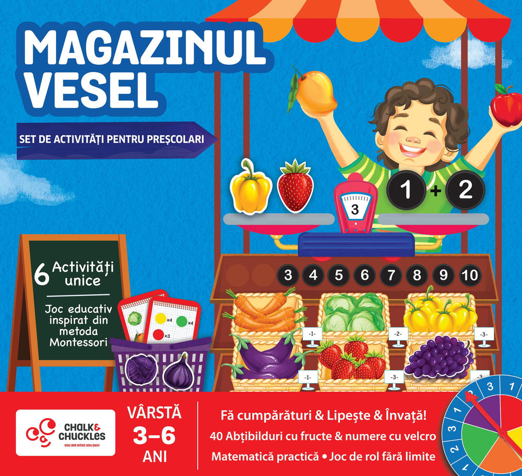 JOC DE ROL MONTESSORI - MAGAZINUL VESEL - CHALK AND CHUCKLES (CCPPL113)