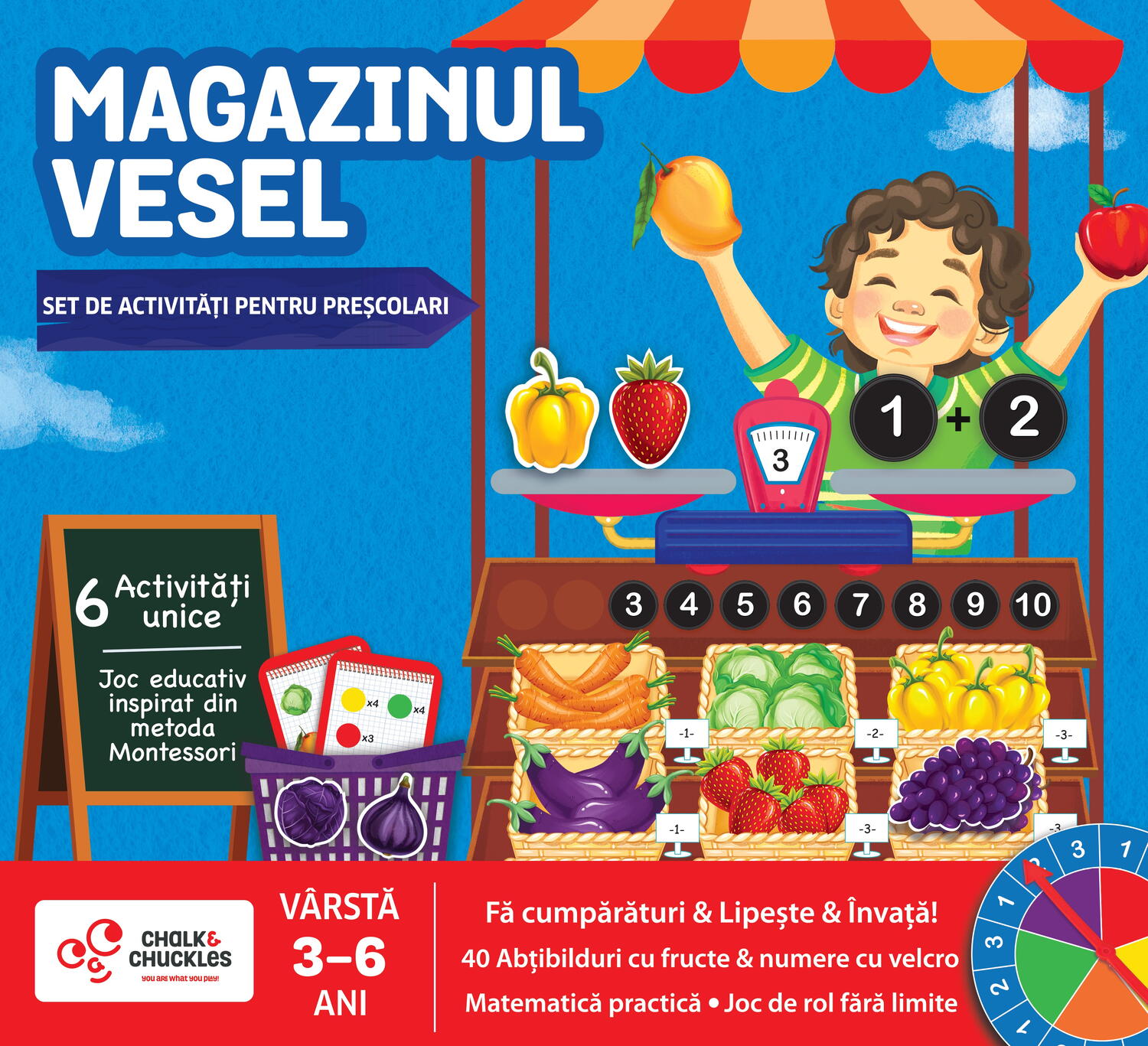 JOC DE ROL MONTESSORI - MAGAZINUL VESEL - CHALK AND CHUCKLES (CCPPL113)