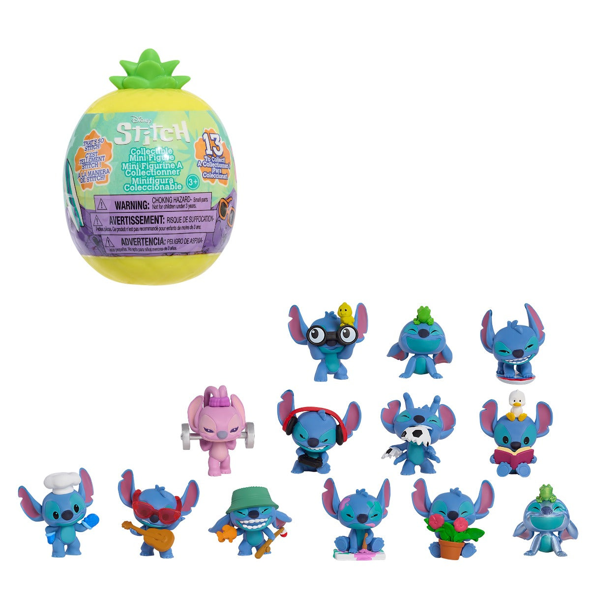 DISNEY STITCH - MINI-FIGURINA ASCUNSA IN CAPSULA, HOBBY S1 (46227)
