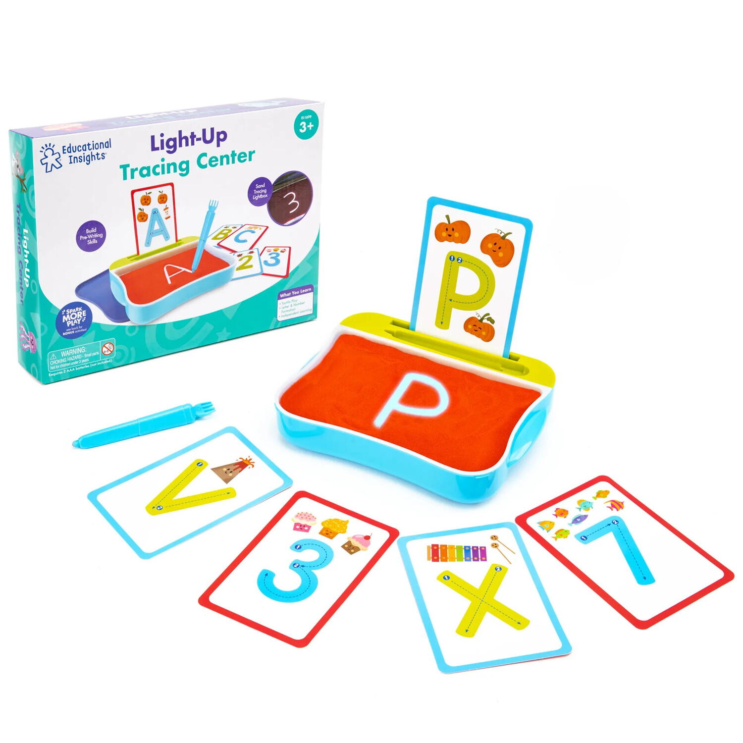 SET TAVITA SENZORIALA CU LED - INVAT SA SCRIU - EDUCATIONAL INSIGHTS (EI-1699)