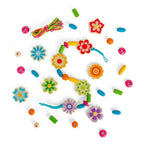 SET DE CREATIE DIN LEMN - BIJUTERII CU FLORICELE - BIGJIGS TOYS (38013)