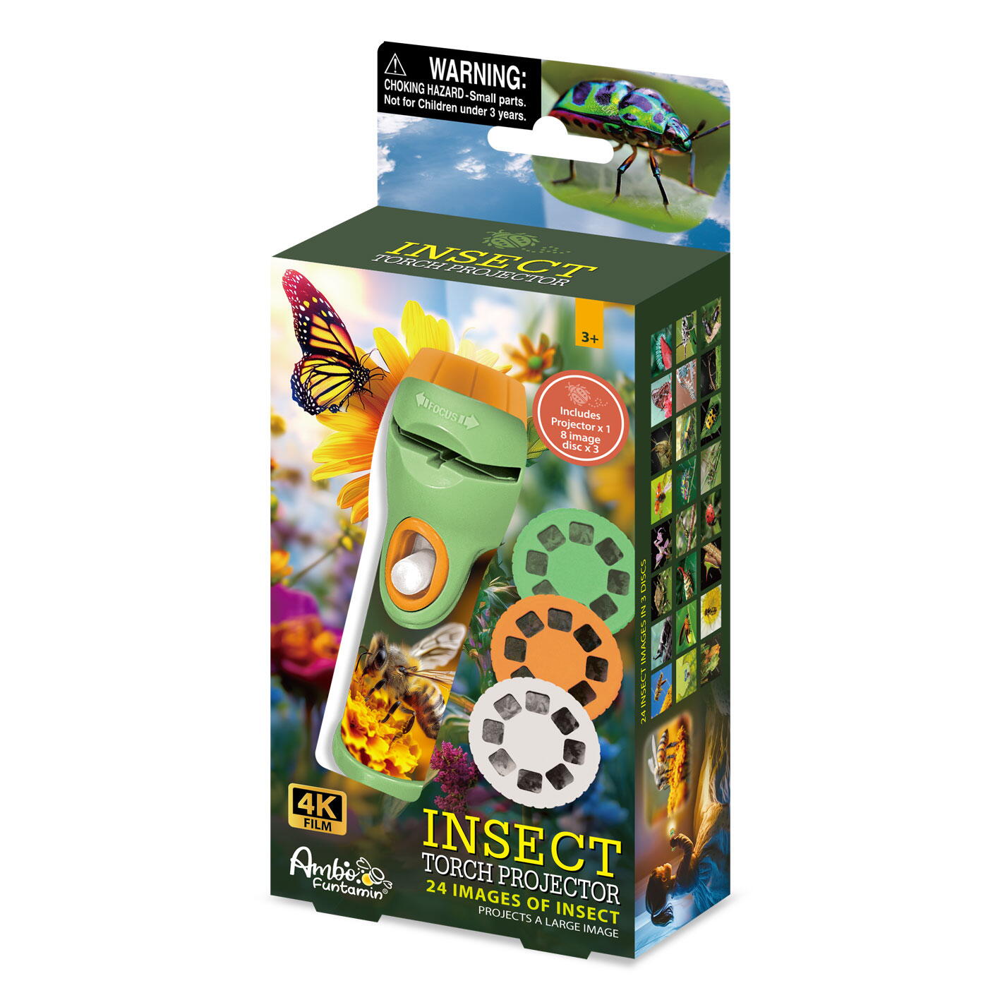 PROIECTOR TIP LANTERNA - DESCOPERA INSECTE - AMBO FUNTAMIN (AF6339IN)