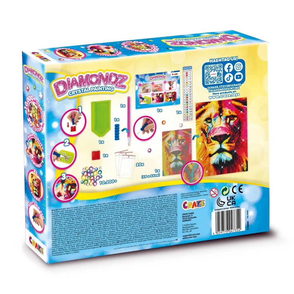 DIAMOND PAINTING LION - CRAZE (CRZ47354)