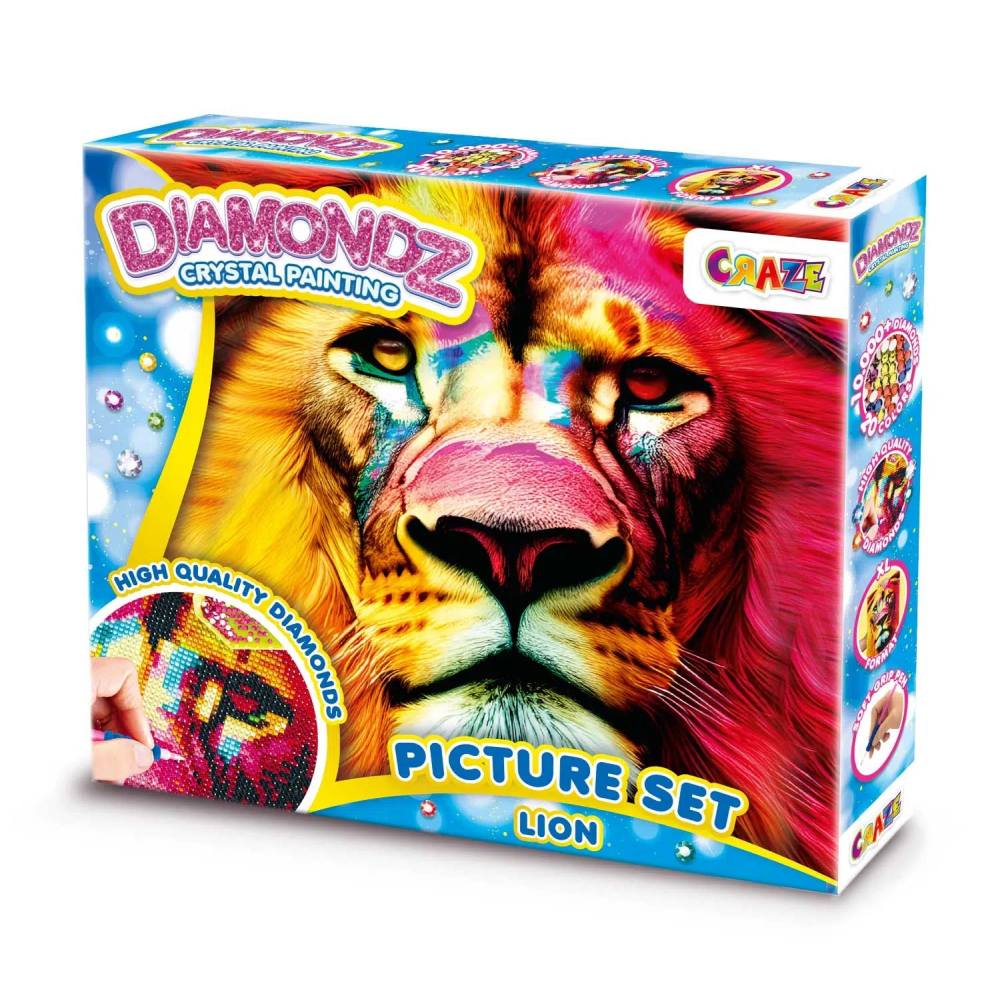 DIAMOND PAINTING LION - CRAZE (CRZ47354)