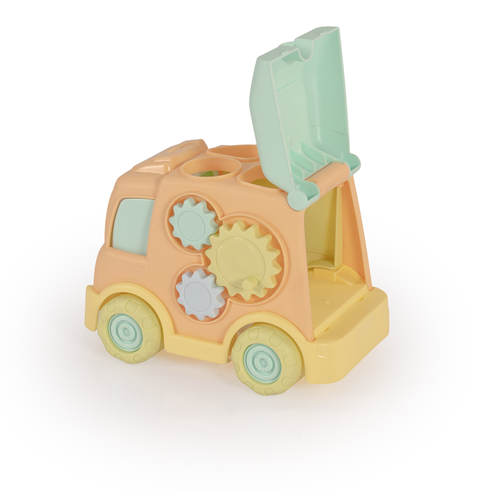 CAMION CU SORTATOR PENTRU FORME - PASTEL - DOLU (D5206)