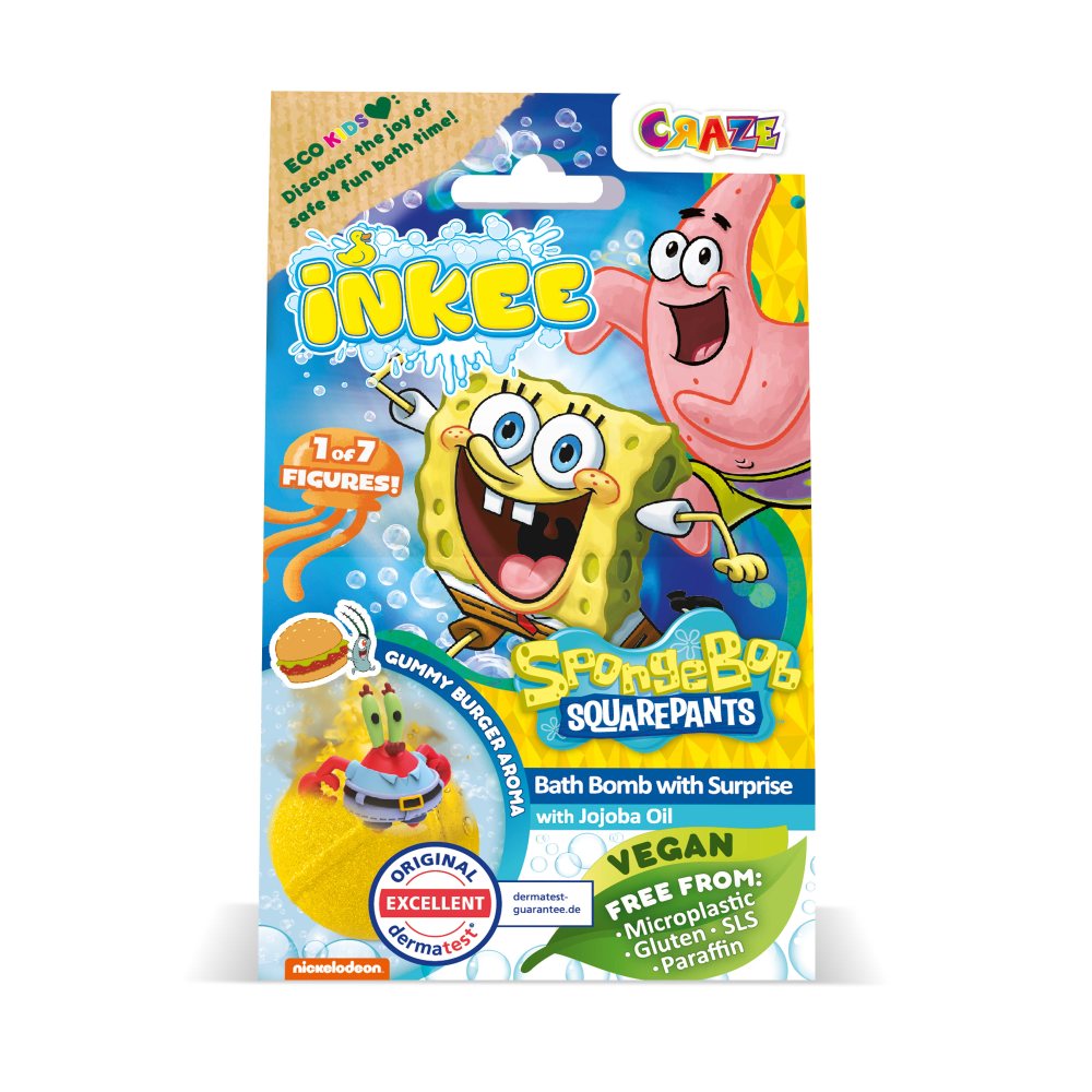SPONGE BOB SURPRISE BATH BALL - CRAZE (CRZ48412)
