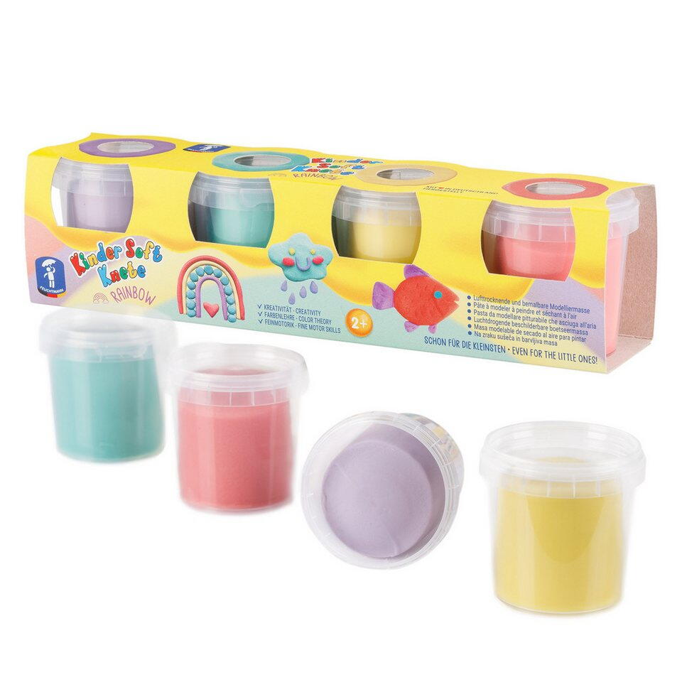 PLASTILINA NON-TOXICA KINDER SOFT DOUGH - CURCUBEU - FEUCHTMANN (6280519)