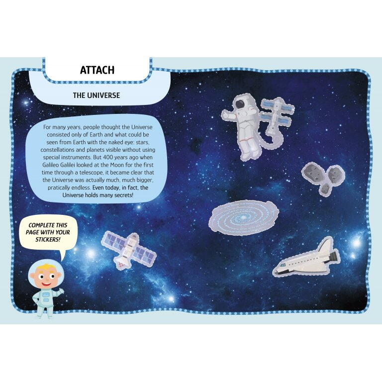 PRIMUL SET DE ARTA & LUCRU MANUAL - SPATIU COSMIC - SASSI (978-88-303-1069-8)