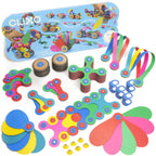 CLIXO® MAGNETIC BUILDING TOY - WHEEL MODELS (72 PIECES) - CLIXO (CL-WHCR-RB-1)