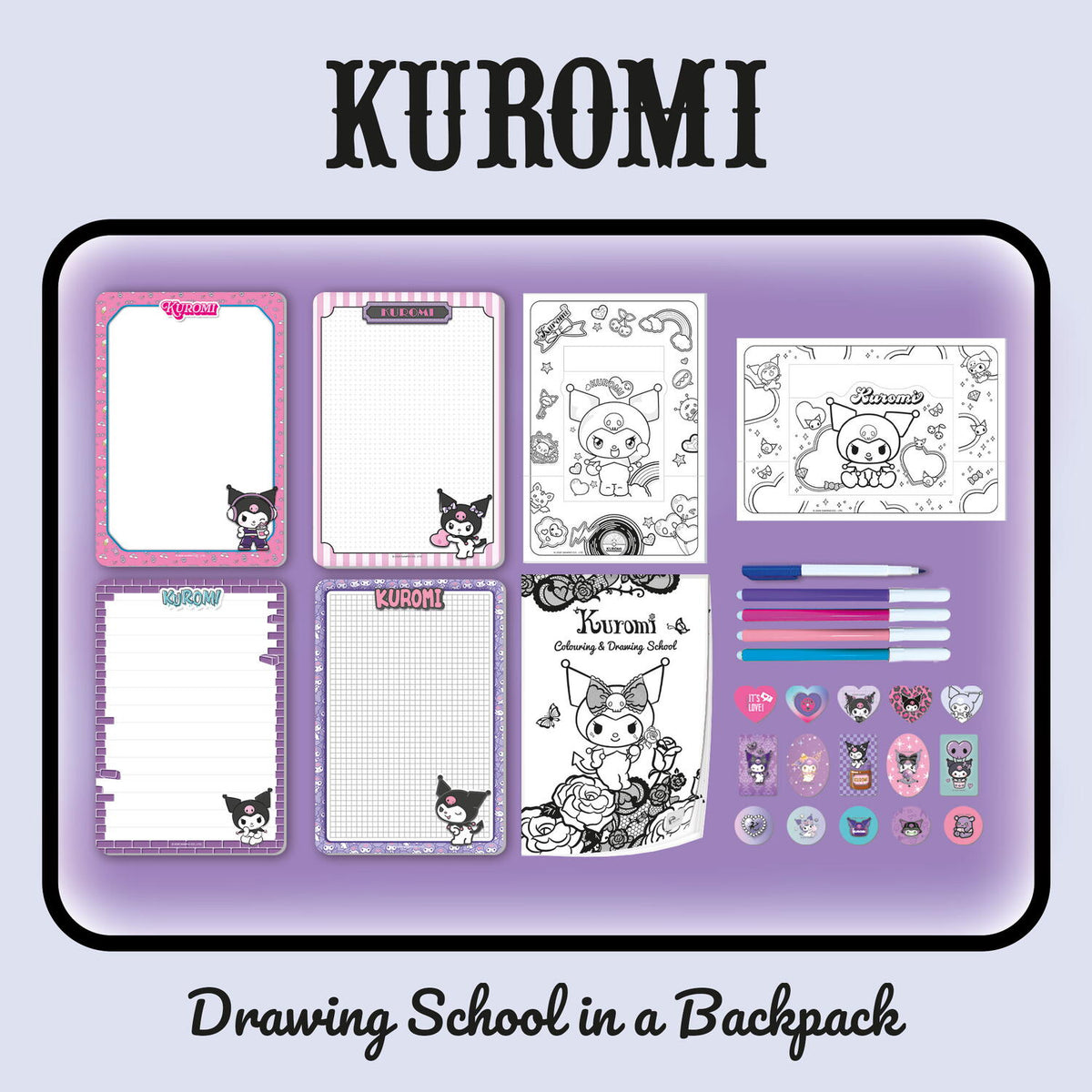 KIT CREATIE CU GHIOZDANE - KUROMI - LISCIANI (L119691)