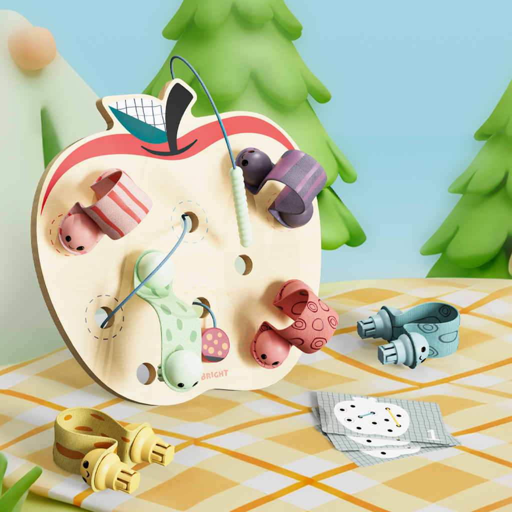 SKILL GAME - APPLE WITH WORM - TOPBRIGHT (1211232023de0001)