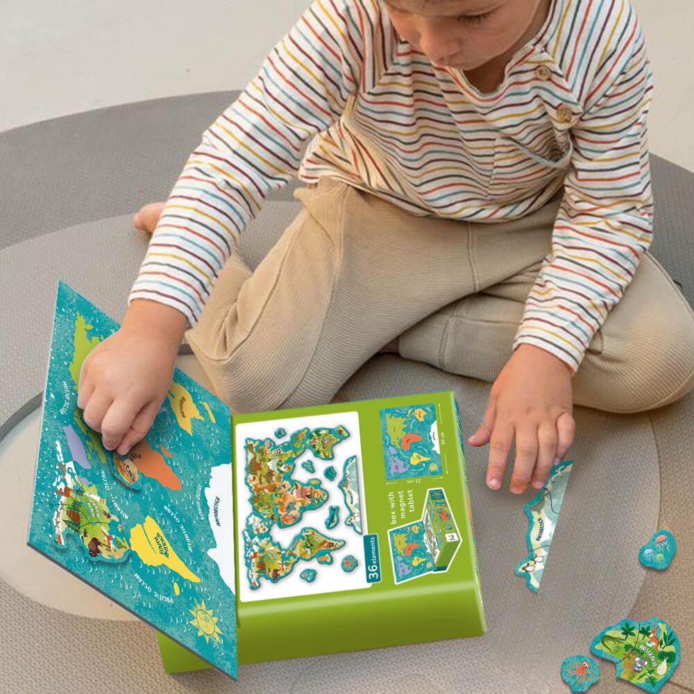 MAGNETIC PUZZLE - ANIMAL WORLD (36 PIECES) - DODO (DO200267)