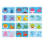 PUZZLE - POTRIVESTE CULORILE CU  BABY SHARK (24 PIESE) - DODO (DO200586)