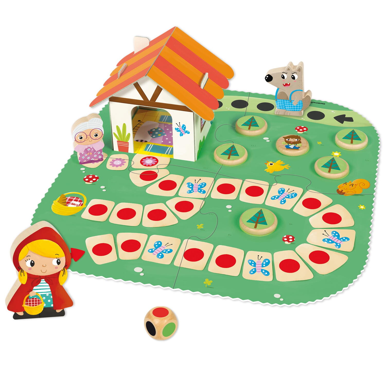 BOARD GAME - LITTLE RED RIDING RIDING - GOULA (55262)