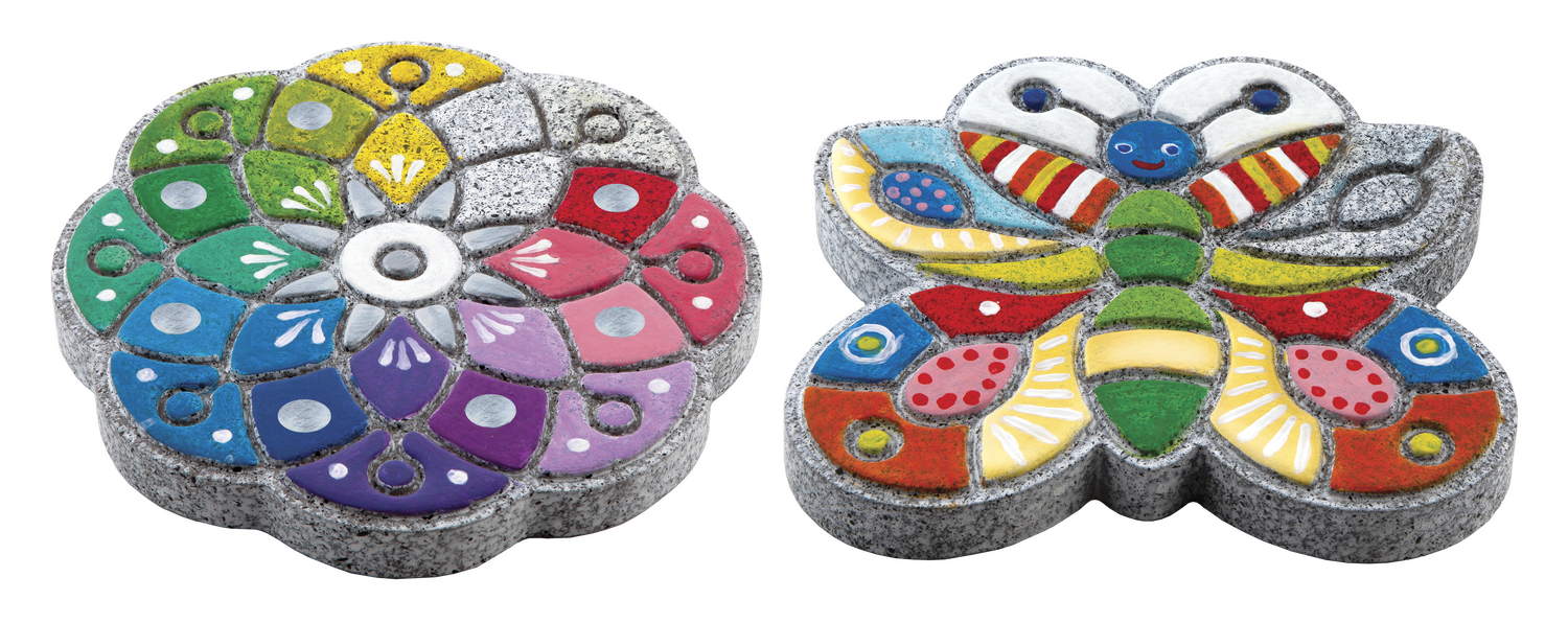 SET PICTURA PE PIATRA - FLUTURAS - MOXY (620016-1)