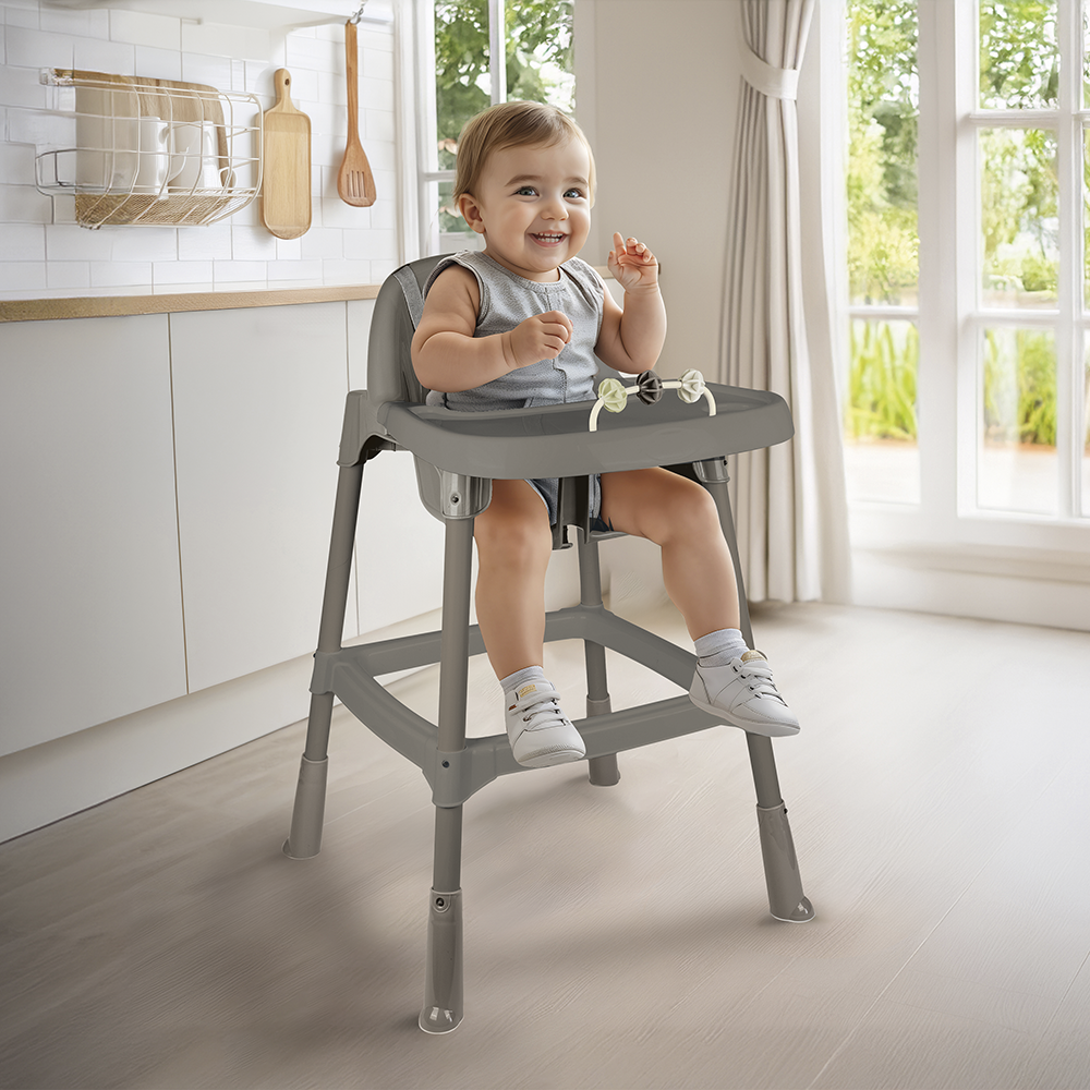 SCAUN DE MASA - GRI - DOLU NUVE (D7566)