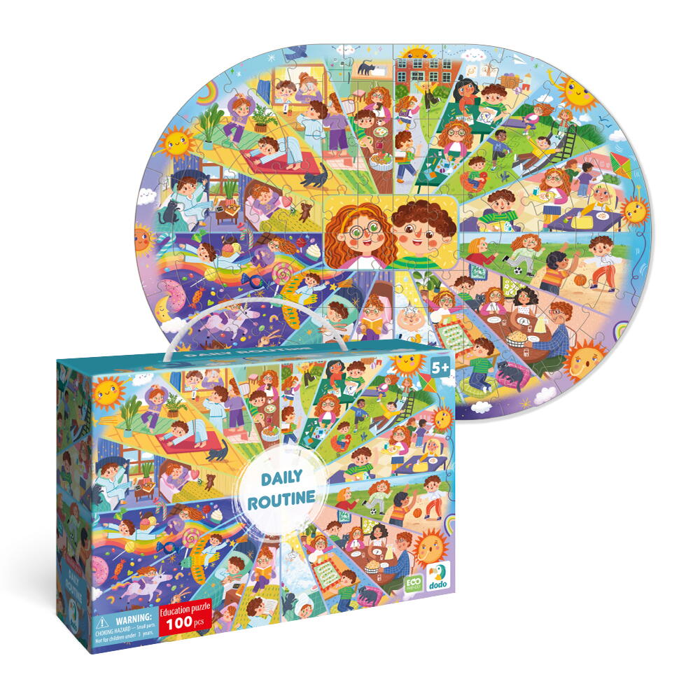 PUZZLE - ACTIVITATILE ZILNICE (100 PIESE) - DODO (DO300619)