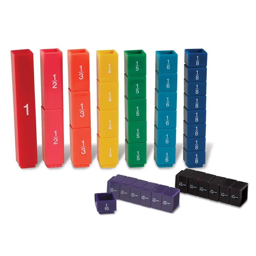 FRACTION TOWER® - CUBURI CU FRACTII - LEARNING RESOURCES (LER2510)