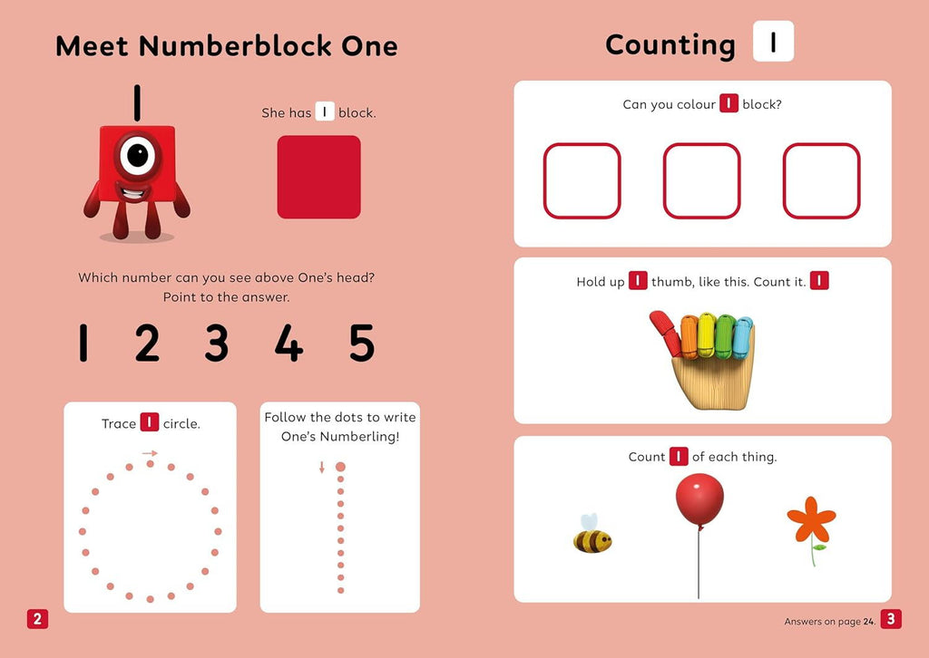 CARTE CU ACTIVITATI - HAI SA NUMARAM! - NUMBERBLOCKS (9781802637304)