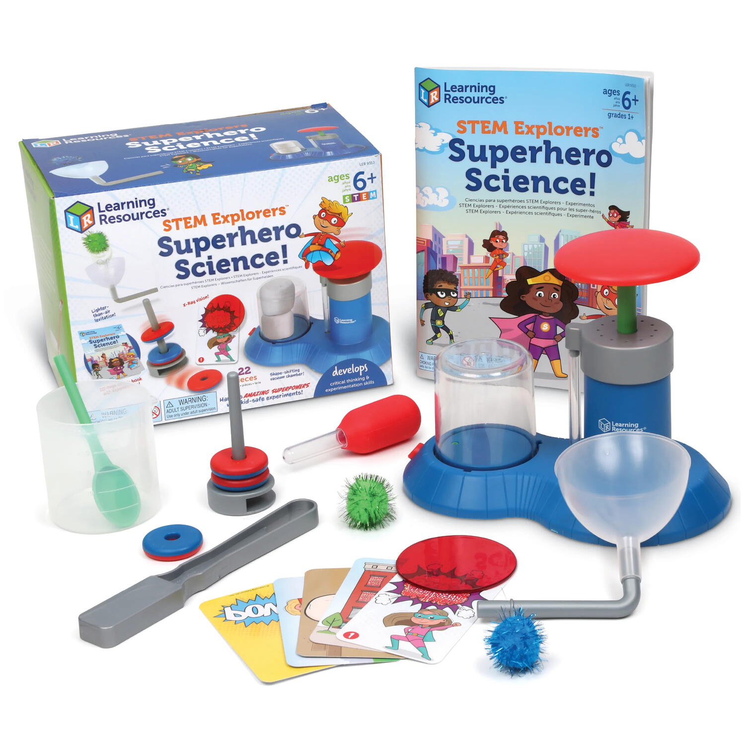 SET EXPERIMENTE STEM EXPLORERS™ - STIINTA SUPEREROILOR - LEARNING RESOURCES (LER9310)