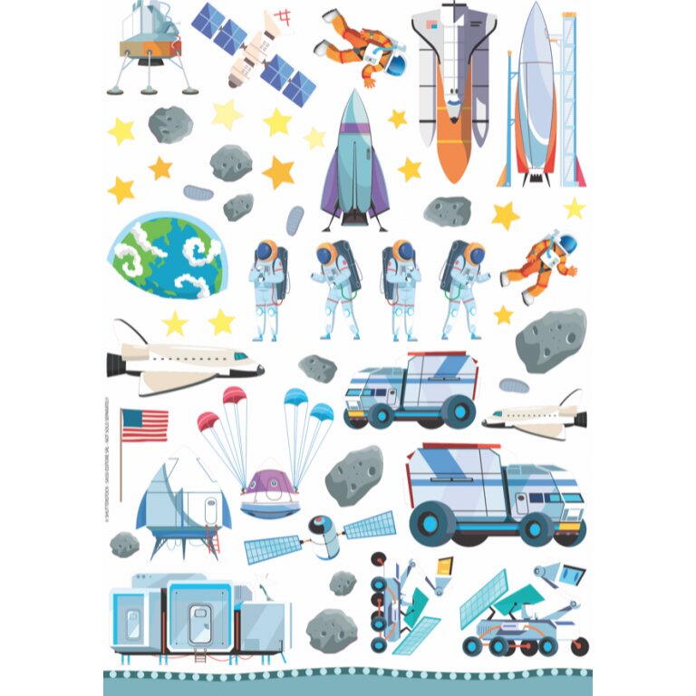 PRIMUL SET DE ARTA & LUCRU MANUAL - SPATIU COSMIC - SASSI (978-88-303-1069-8)