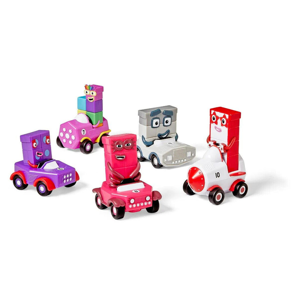 SET MINI VEHICULE NUMBERBLOCKS - DE LA 6 LA 10 - HAND2MIND (HM96928-UK)