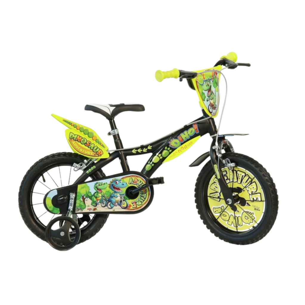 BICICLETA COPII 14'' AVENTURILE DINOZAURULUI - DINO BIKES (614-DSA)