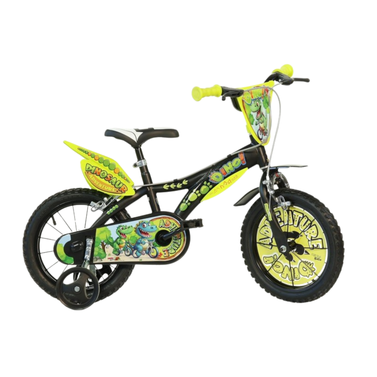 BICICLETA COPII 14'' AVENTURILE DINOZAURULUI - DINO BIKES (614-DSA)