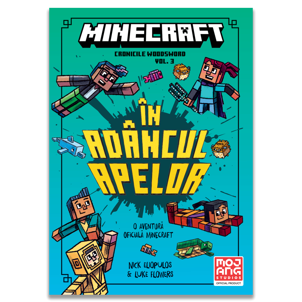 MINECRAFT - CRONICILE WOODSWORD VOL. 3: IN ADANCUL APELOR - DPH (978-606-048-954-2)