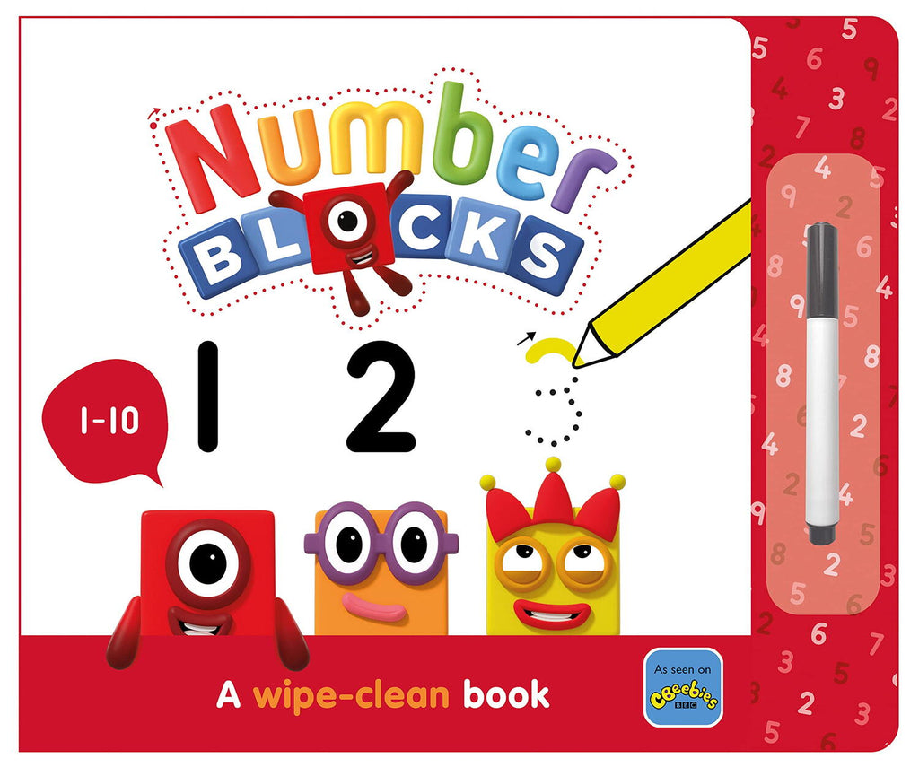 CARTICICA SCRIU SI STERG NUMBERBLOCKS 1-10 - NUMBERBLOCKS (9781782269540)