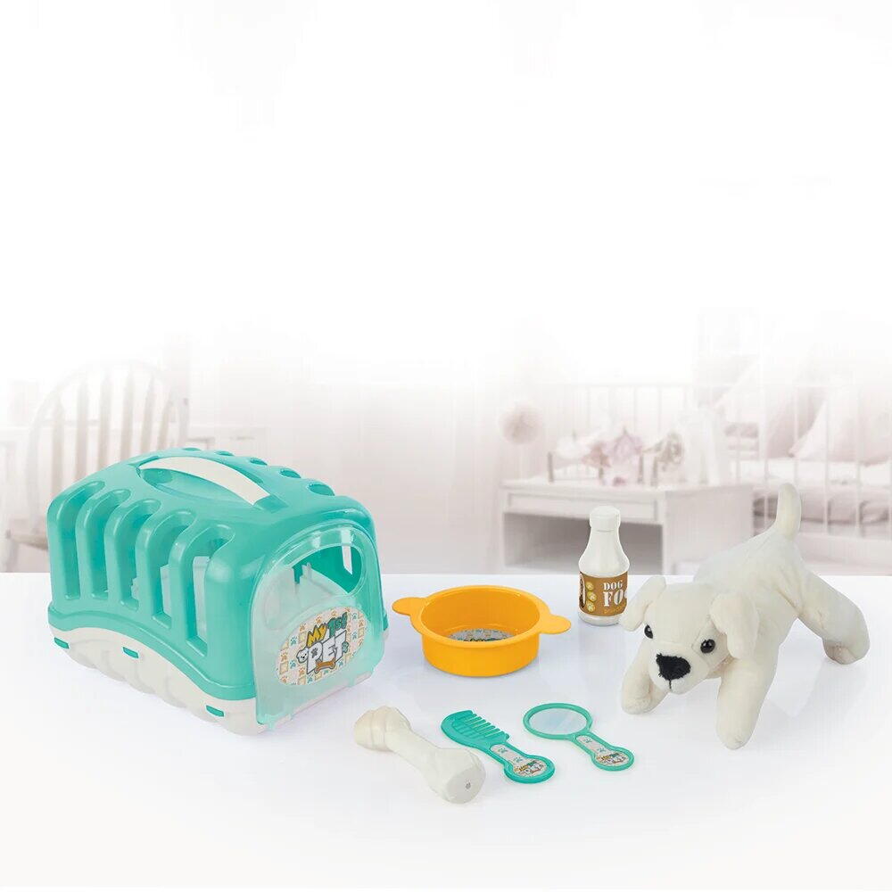 CATELUS CU ACCESORII & CUSCA - PASTEL - DOLU (D2682)
