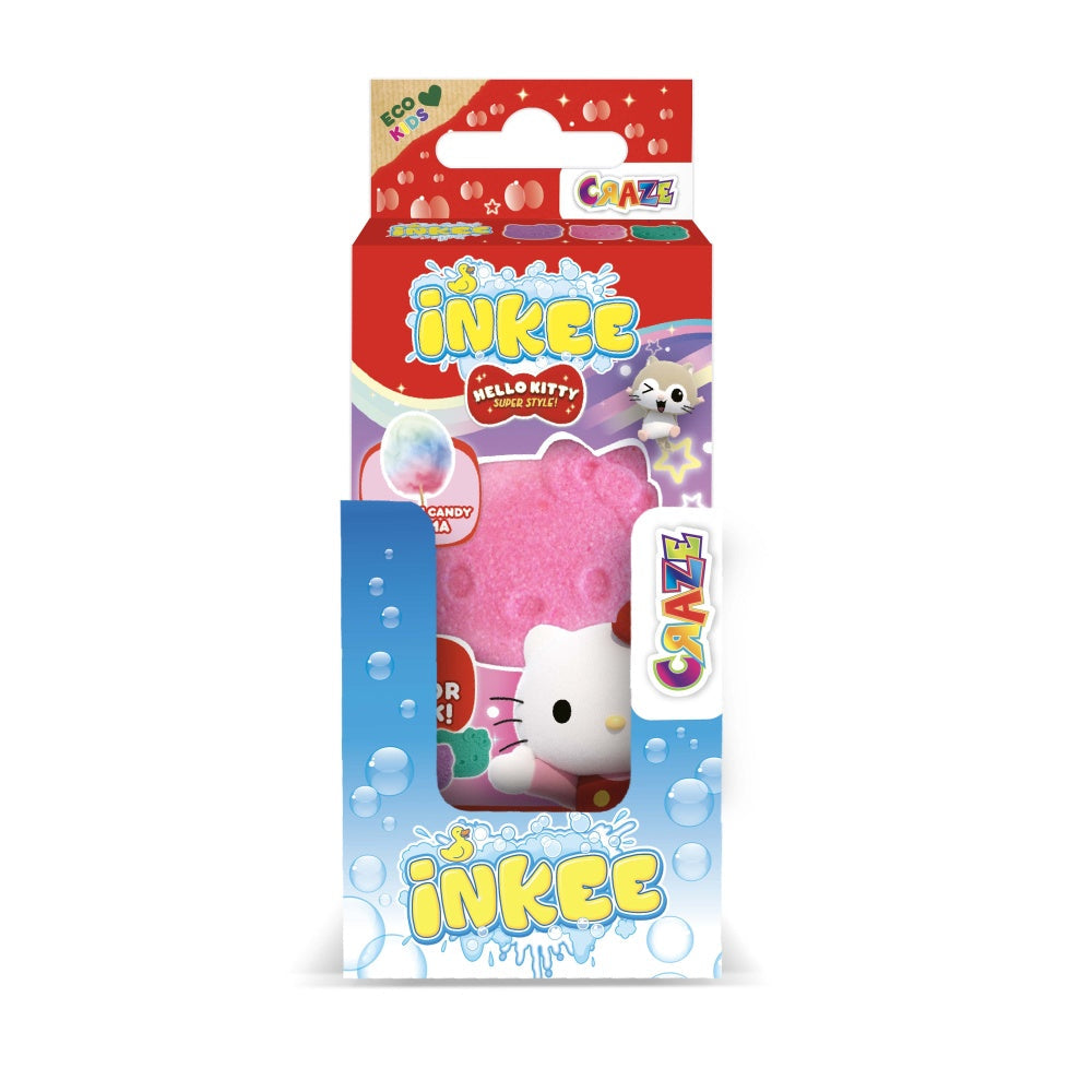 BOMBE DE BAIE INKEE 3 BUC ASORTATE IN FORMA DE HELLO KITTY - CRAZE (CRZ50538)