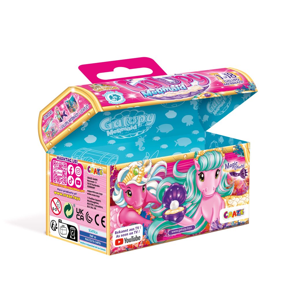 GALUPY MERMAID FIGURINE IN CHEST - CRAZE (CRZ50576)