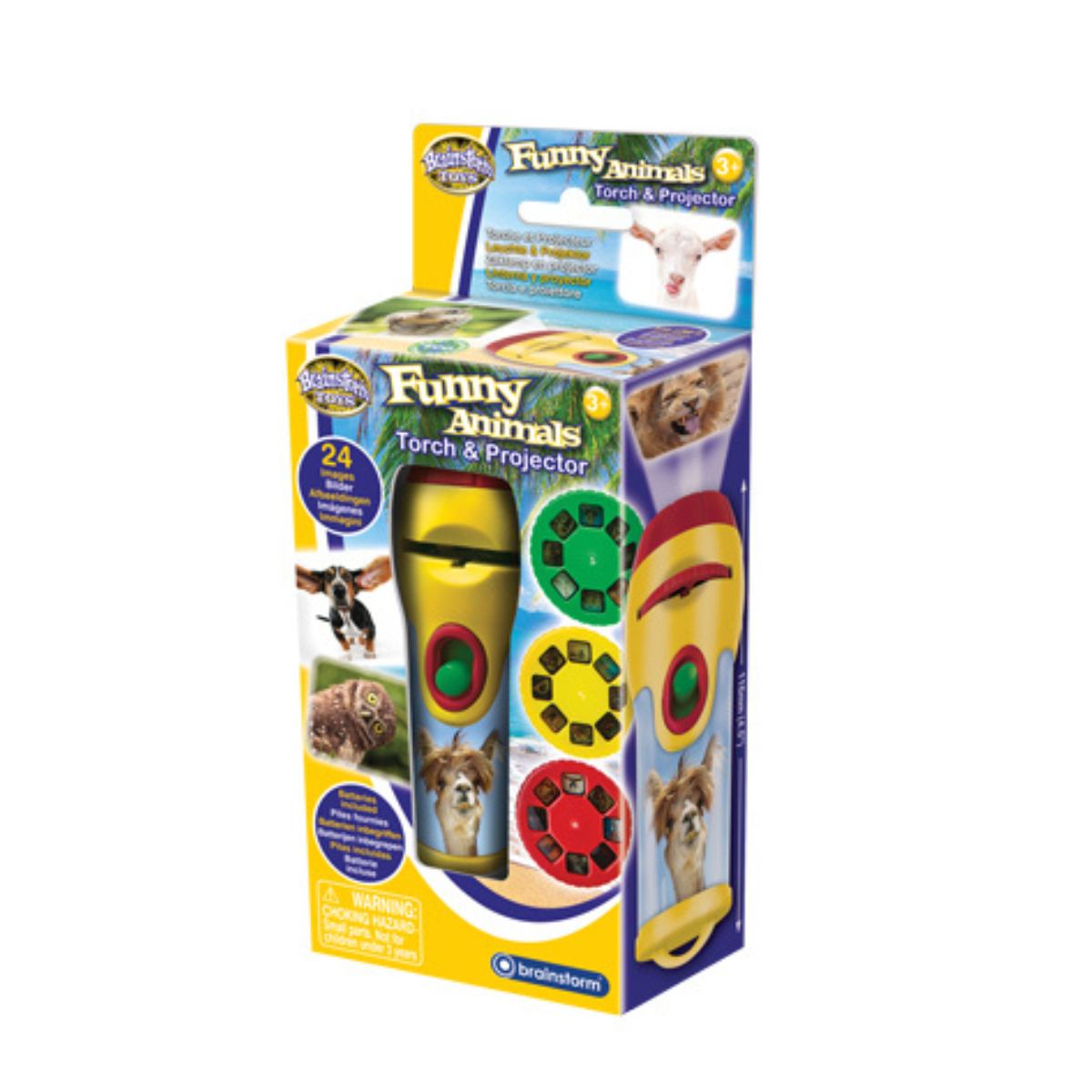 PROIECTOR TIP LANTERNA - DISTRACTIE CU ANIMALUTE - BRAINSTORM (E4010)