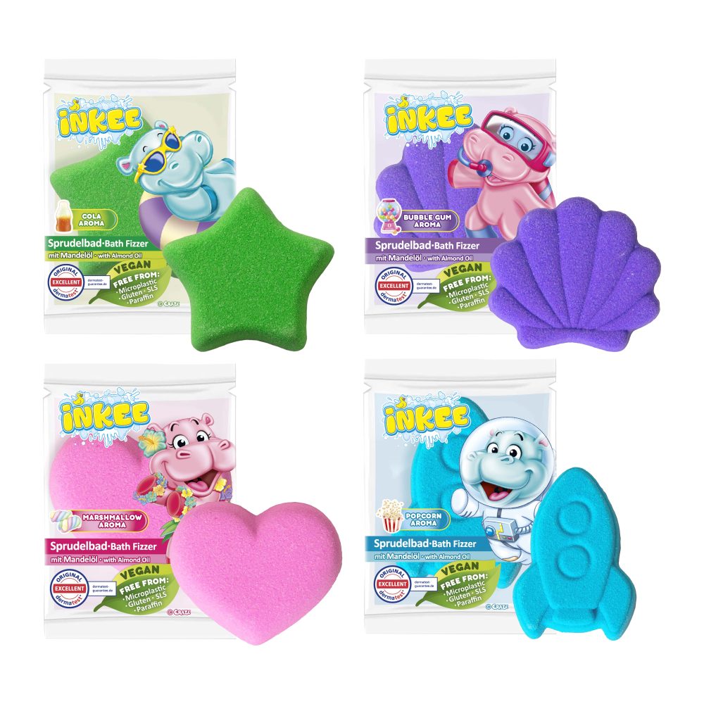 TABLETE EFERVESCENTE PENTRU BAIE INKEE DIVERSE MODELE - CRAZE (CRZ50934)