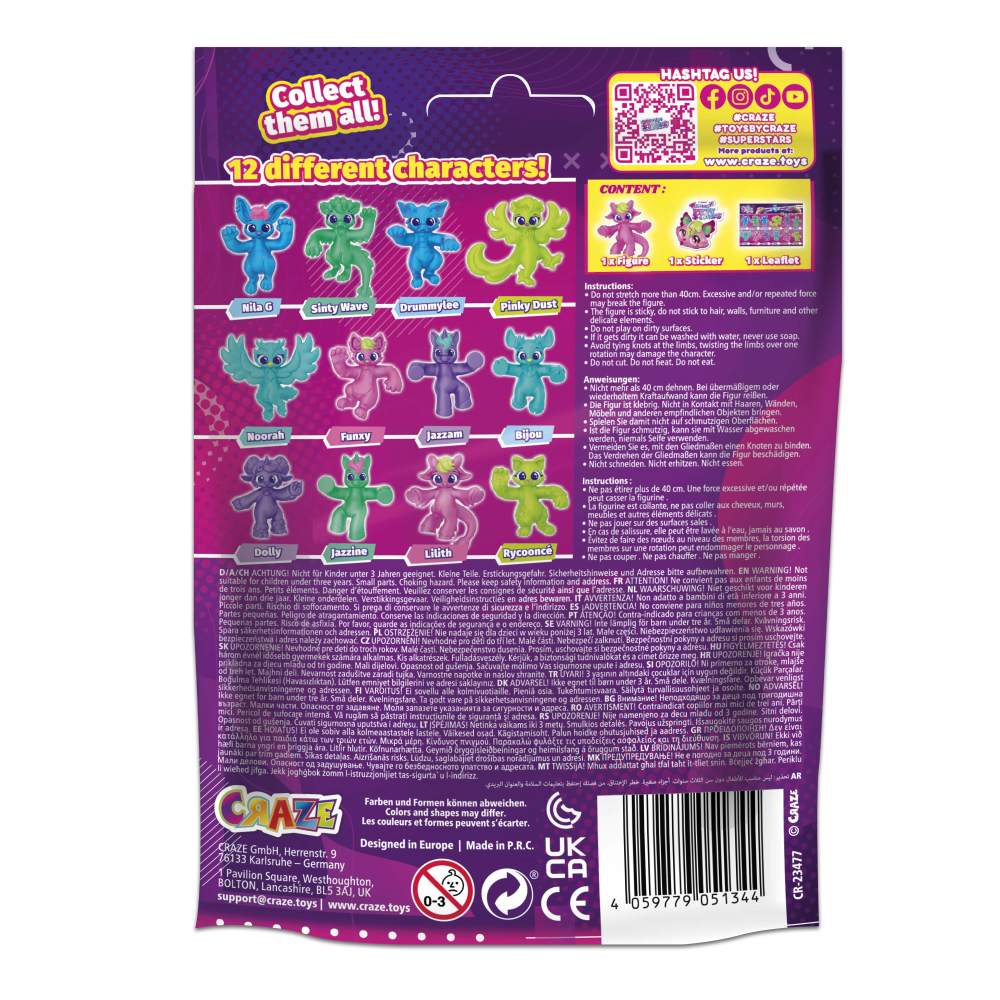 ELASTIC FIGURE SUPERSTARS - CRAZE (CRZ51344)