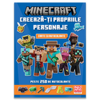 MINECRAFT. CREEAZA-TI PROPRIILE PERSONAJE - CARTE CU AUTOCOLANTE - DPH (978-606-048-813-2)