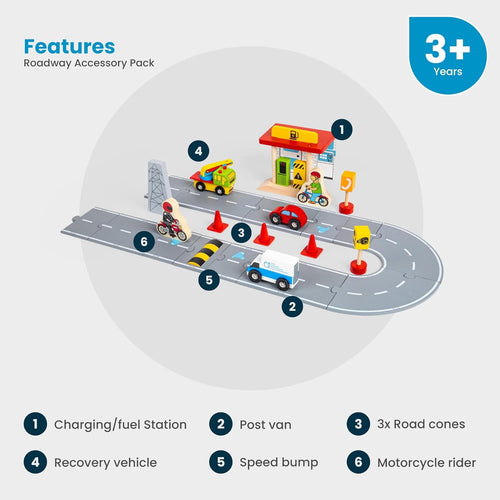 SET ACCESORII PENTRU DRUM - BIGJIGS TOYS (BJT601)
