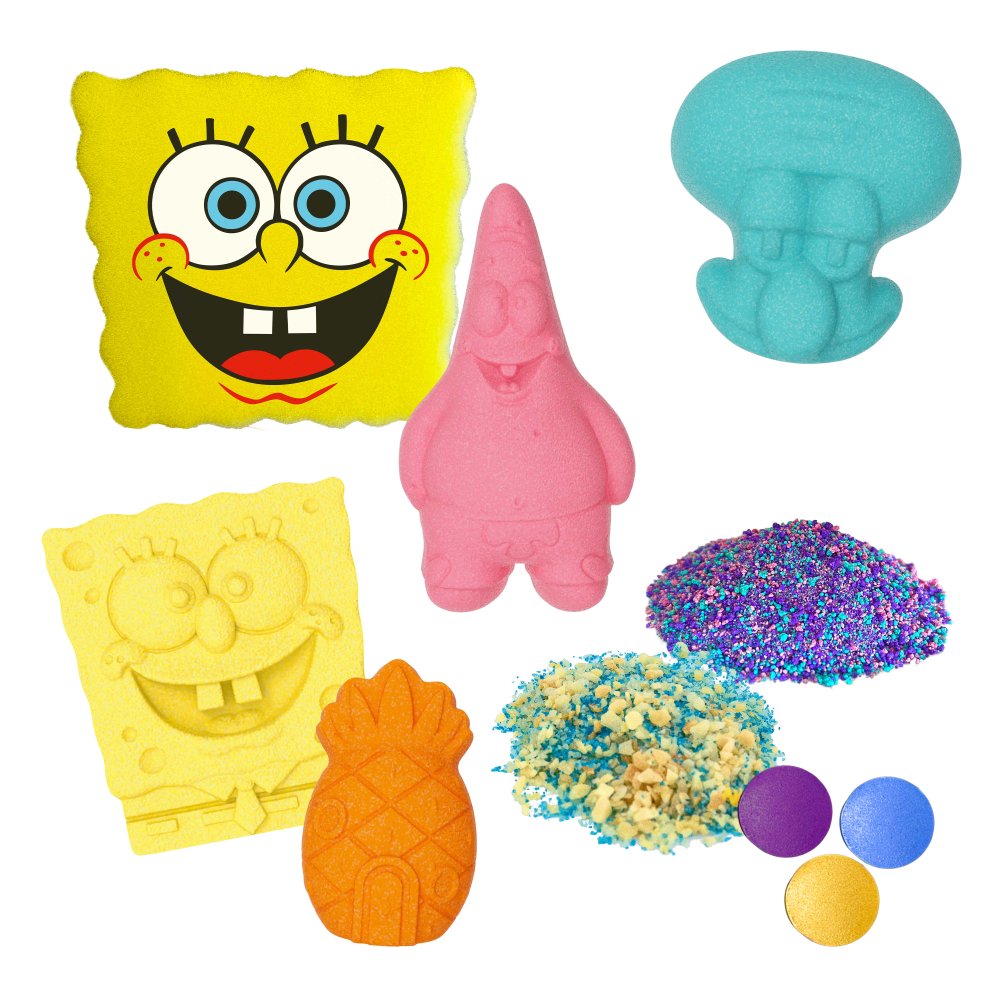 SET CADOU DE BAIE INKEE CU 7 SURPRIZE SPONGEBOB - CRAZE (CRZ52471)