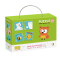 DUO PUZZLE - UNDE TRAIESC ANIMALELE? (2 PIESE) - DODO (DO300117)