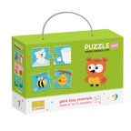 DUO PUZZLE - UNDE TRAIESC ANIMALELE? (2 PIESE) - DODO (DO300117)