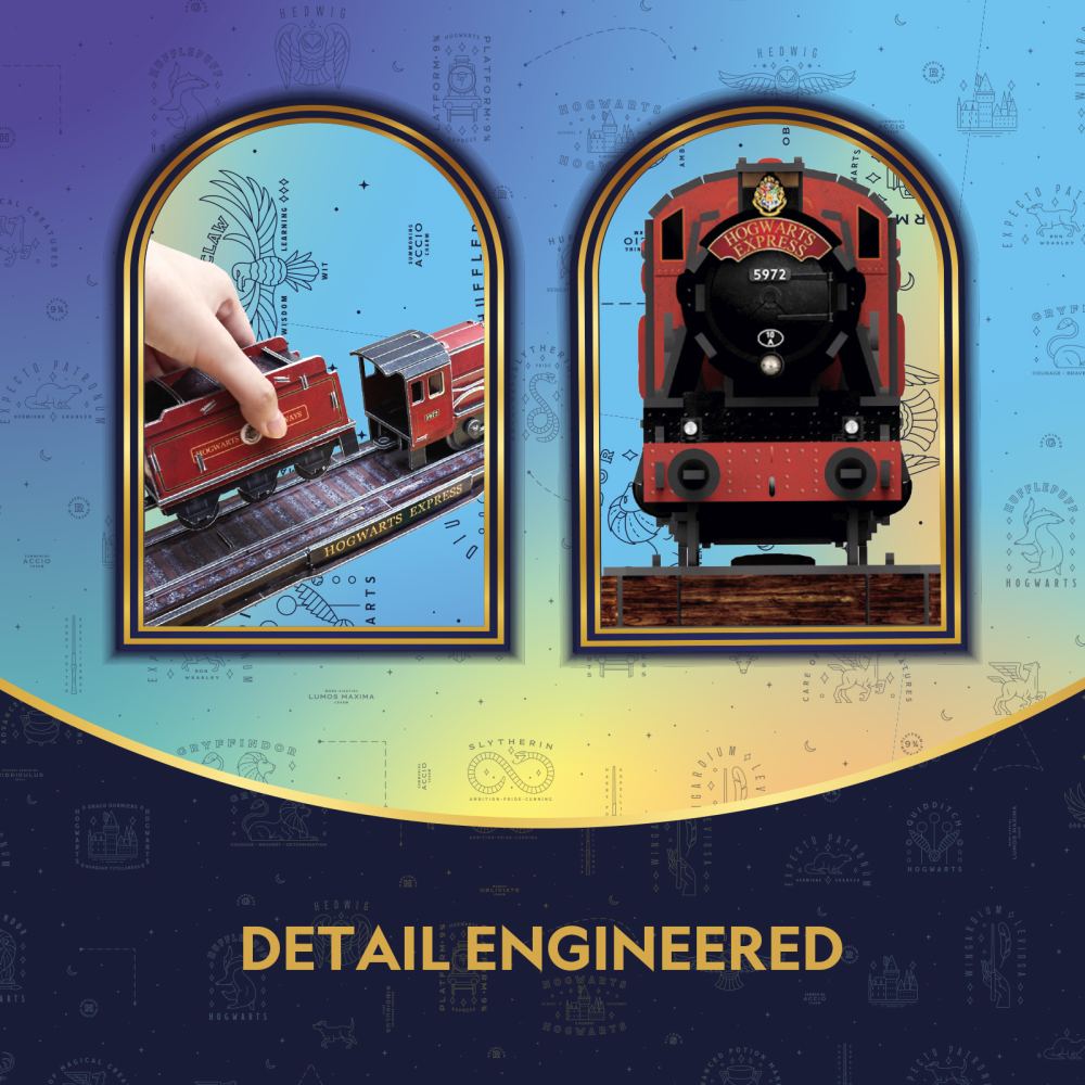 PUZZLE 3D HARRY POTTER TRENUL HOGWARTS EXPRESS 169 PIESE - CUBIC FUN (CU540303)