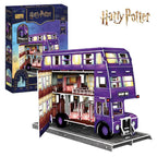 PUZZLE 3D HARRY POTTER KNIGHT BUS AUTOBUZUL MAGIC 87 PIESE - CUBIC FUN (CU540310)